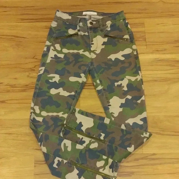 GAP Denim - GAP Camo Skinny Jeans Zipper True Skinny Jeans